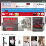Screen shot of the Olympic Plumbing and Bathrooms website.