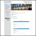 Screen shot of the Llewellen Estate Management Ltd website.