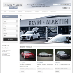 Screen shot of the Kevin Martin Holdings Ltd website.