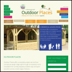 Screen shot of the Outdoor Places Ltd website.