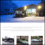 Screen shot of the Euroteam Services Ltd website.