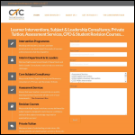 Screen shot of the Ctc Consultancy Ltd website.