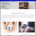Screen shot of the Complete Security Ltd website.