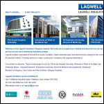 Screen shot of the Laswell Ltd website.