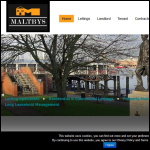 Screen shot of the Maltbys. Ltd website.
