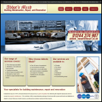 Screen shot of the Abbots Mead Management Ltd website.