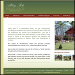Screen shot of the Abbey Pets Remembrance Gardens & Crematoria Ltd website.