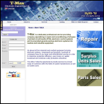 Screen shot of the Tmx Electronics Ltd website.