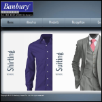 Screen shot of the Benbury Ltd website.