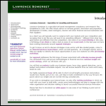 Screen shot of the Lawrence Somerset Ltd website.