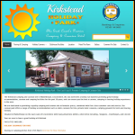 Screen shot of the Kirkstead Holiday Park Ltd website.