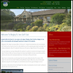 Screen shot of the The Bingley St. Ives Golf Club Ltd website.