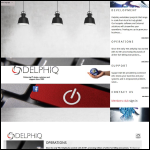 Screen shot of the Delphiq Consultancy Ltd website.