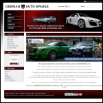 Screen shot of the German & Swedish Car Parts (Manchester) Ltd website.