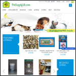 Screen shot of the Pet Week Trading Ltd website.