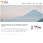 Screen shot of the Tas Services Ltd website.