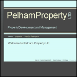 Screen shot of the Belham Properties Ltd website.