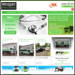 Screen shot of the Westgate Training Ltd website.