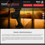 Screen shot of the The Travel Professionals Ltd website.