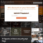 Screen shot of the Edgcumbe Tea & Coffee Company Ltd website.