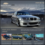 Screen shot of the Holton-le-clay Garage Ltd website.