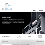Screen shot of the Alutrade Products Ltd website.
