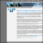 Screen shot of the Supplier Management Training Ltd website.