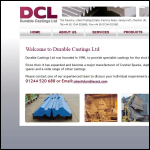 Screen shot of the Durable Castings Ltd website.