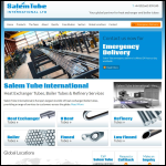 Screen shot of the Salem Services Ltd website.