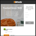 Screen shot of the Woods Corporation Ltd website.