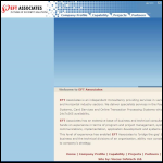 Screen shot of the Eft Associates Ltd website.