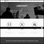 Screen shot of the Limecraft Ltd website.