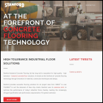 Screen shot of the Stanford Industrial Concrete Flooring Ltd website.