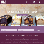Screen shot of the Bells of Lazonby (Holdings) Ltd website.