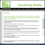 Screen shot of the Virtual Reconstructions Ltd website.
