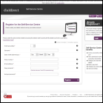 Screen shot of the Dial Direct Ltd website.