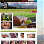 Screen shot of the Peelham Farm website.