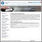 Screen shot of the Password Help website.