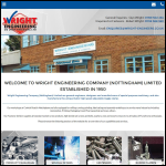 Screen shot of the Wright Engineering Company (Nottingham) Ltd website.