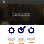 Screen shot of the T. & C. Site Services Ltd website.