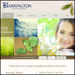 Screen shot of the The Barrington Corporation Ltd website.