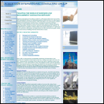 Screen shot of the Robertson International Consultancy Ltd website.