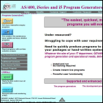 Screen shot of the Gen400 Ltd website.