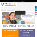Screen shot of the Camden Volunteer Bureau website.
