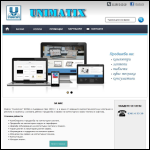 Screen shot of the Unimatix Ltd website.