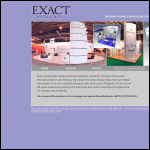 Screen shot of the Exact Associates Ltd website.