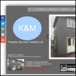 Screen shot of the K.M. Property Ltd website.