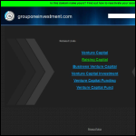 Screen shot of the Group One Investments Ltd website.