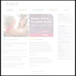 Screen shot of the Ardent Software Ltd website.