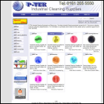 Screen shot of the P'tek Ltd website.